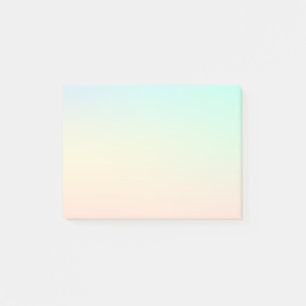 Minimale Pastellfarben Wasserfarbe Post-it Klebezettel