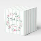 Minimale Perfekte Matcha  Brautparty-Dankeschön Geschenkschachtel (Vorderseite)