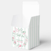 Minimale Perfekte Matcha  Brautparty-Dankeschön Geschenkschachtel (Geöffnet)