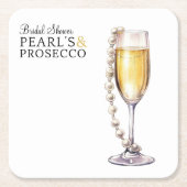 Minimale Perlen aus Brautparty und Party der Staat Rechteckiger Pappuntersetzer (Vorderseite)