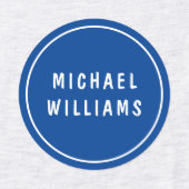 Minimale Personalisierte Namensschilder Etiketten (Design 1)