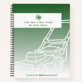 Minimale Pflege für das Mower-Logo Notizblock (Vorderseite)