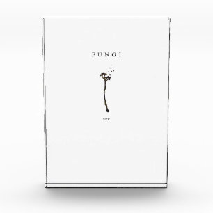 minimale Pilz-Ästhetik-Linienkunst-Naturkonzept de Fotoblock