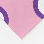 Minimale Polka-Punkt-Flanelldecke Fleecedecke (Ecke)