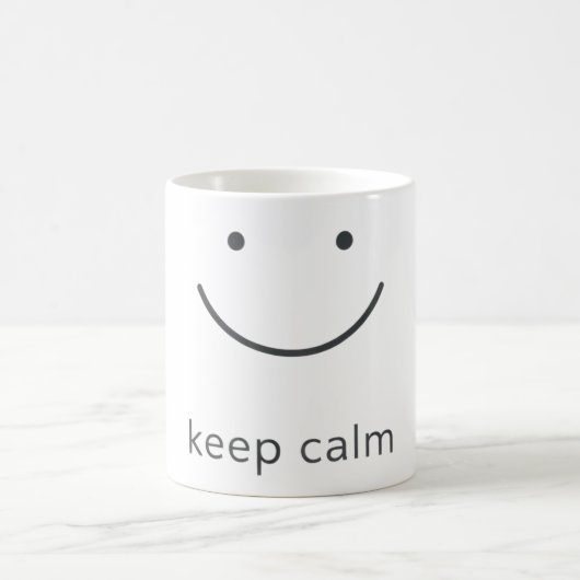 Minimale Positive-Stimmungs-Gestaltung Kaffeetasse (Mittel)