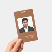 Minimale professionelle Identitätsgestaltung für F Ausweis (Handheld)