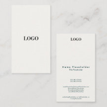 Minimale professionelle Luxus Visitenkarten Design