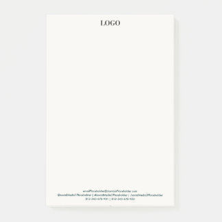 Minimale professionelle Luxusgüter Post-it Klebezettel