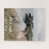 Minimale Puzzle Foto Couple Anniversary Custom (Horizontal)