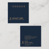 Minimale Quadratische Visitenkarte (Vorne/Hinten)