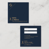 Minimale Quadratische Visitenkarte (Vorne/Hinten)