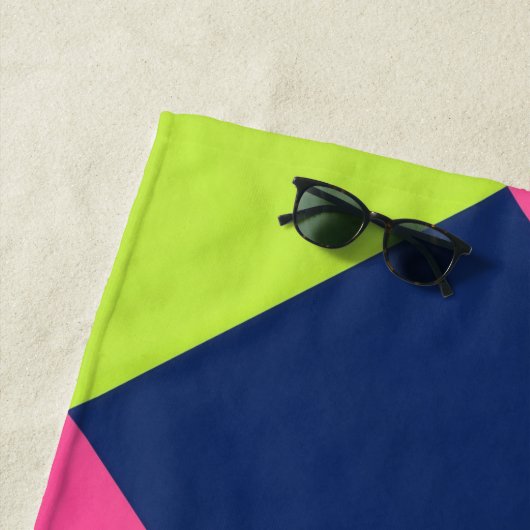 Minimale Rechtecke fett Strandtuch (Beispiel)