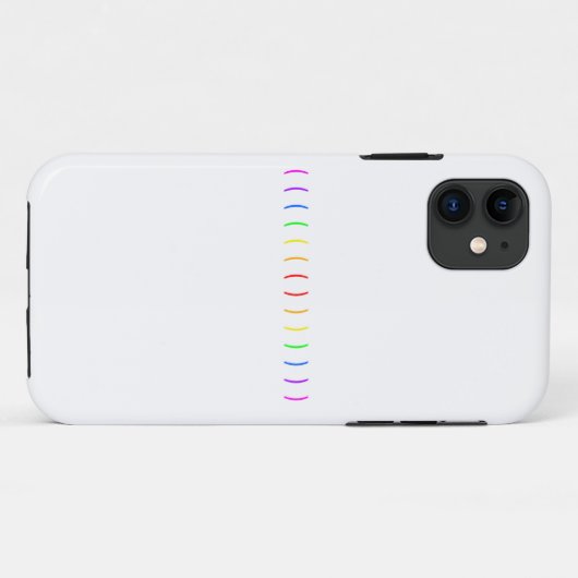 Minimale Regenbogenkonstruktion Case-Mate iPhone Hülle (Rückseite (Horizontal))
