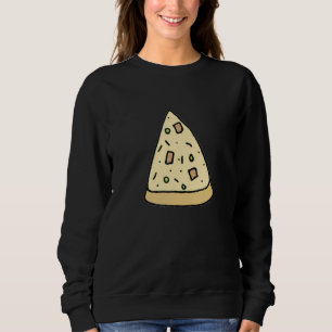 Minimale Retro-Scheibe des Pepperoni-Pizza-Pie-Ger Sweatshirt