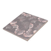 Minimale rosa botanische Muster Fliese (Seite)