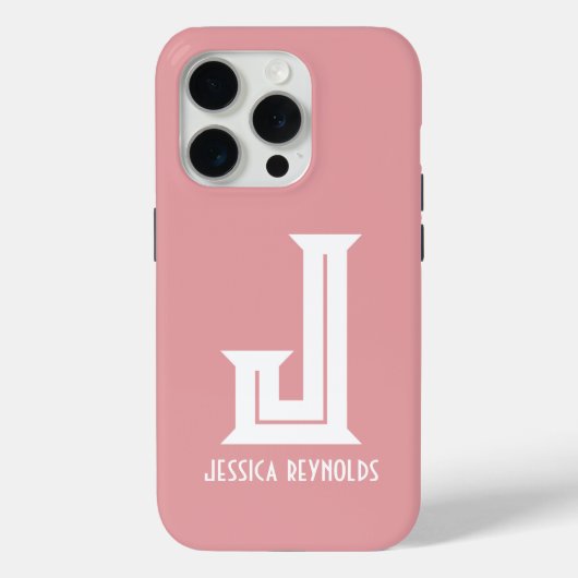 Minimale Rosa Case-Mate iPhone Hülle (Rückseite)