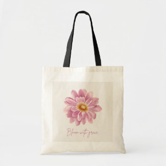 Minimale Rosa Gänseblümchen-Tasche - Ästhetische B Tragetasche