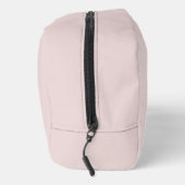 Minimale Rosa Monogramm Moderne Reisen Waschbeutel (Rechts)