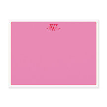 Minimale Rosa, Rot und Präzisionskarte (weiß)