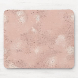 Minimale rosafarbene gesprenkelte Musterung Mousepad