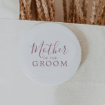 Minimale RoseGold Mutter des Groom-Brautparty Button<br><div class="desc">Diese minimale Rose Gold Mutter des Bräutigam-Brautparty-Taste ist perfekt für einen einfachen Polterabend. Das moderne romantische Design besticht durch klassische Rose-Gold- und Weißtypografie gepaart mit einer rustikalen und eleganten Kalligraphie mit Vintagem handgeschriebenem Stil. Anpassbar in jeder Farbe. Behalt das Design einfach und elegant, wie es ist, oder personalisiere es durch...</div>