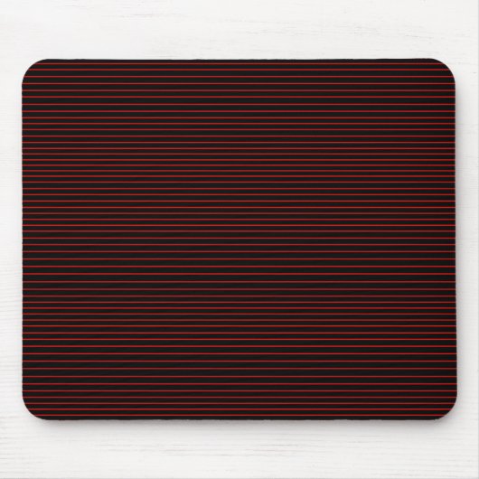 Minimale rote Linien Mousepad (Vorne)