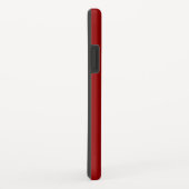 Minimale Rote Monogramm | Personalisieren Case-Mate iPhone Hülle (Hinten/Rechts)