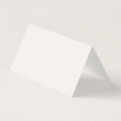 Minimale Salbeigrüne Hochzeitsplatzkarte (Rückseite)