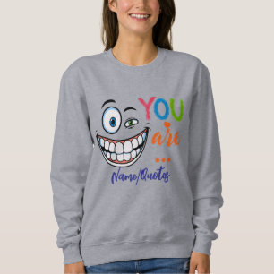 Minimale sarkastische Aussage Sweatshirt