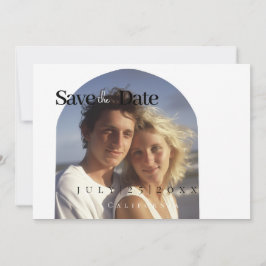 Minimale Save the Date-Karte Date