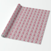 Minimale Schneemann-Muster Winterurlaubsdesign Geschenkpapier (Ungerollt)