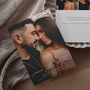 Minimale Schriftfoto Save The Date