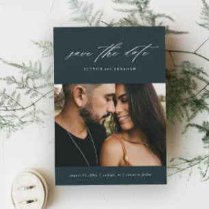 Minimale Schriftfoto Save The Date