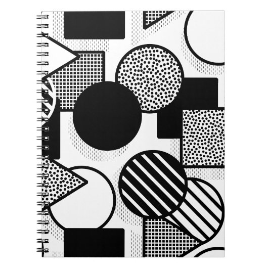 Minimale schwarze Bauweise III Notizblock (Vorderseite)