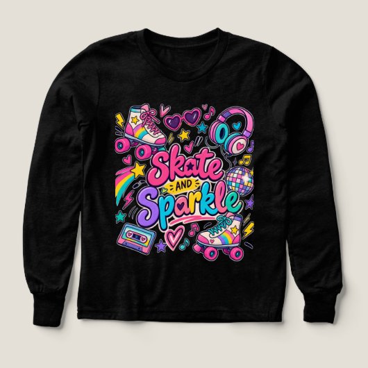 Minimale schwarze bestickte Hemd (Design Vorderseite)