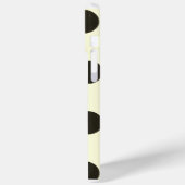 Minimale schwarze Punkte-Muster Case-Mate iPhone Hülle (Rückseite / Links)