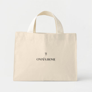 Minimale schwarze Tote-Tasche mit Bogenmuster von Mini Stoffbeutel