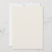 Minimale Script Bridal Dusche Einladung (Rückseite)