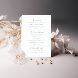 Minimale Script Elegant Einschließkarte Begleitkarte