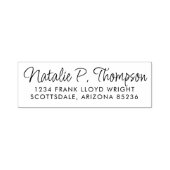 Minimale Script Niedliche Typografie erstellen Sie Permastempel (Design)