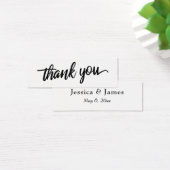 Minimale Script Typografie Danke Gastgeschenk Hoch (Schreibtisch)