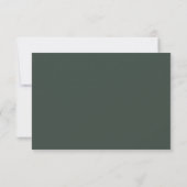 Minimale Script-UAwg RSVP Karte (Rückseite)
