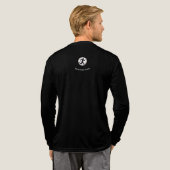 Minimale Silhouette Motion Sweater - Moderner Graf Tri-Blend Shirt (Voller Rücken)