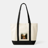 Minimale Silhouette-Tasche Tragetasche (Rückseite)