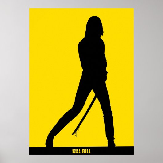 Minimale Silhouette von KILL BILL Poster (Vorne)