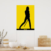 Minimale Silhouette von KILL BILL Poster (Küche)