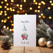 Minimale skandinavische Gnome Frohe Weihnachten