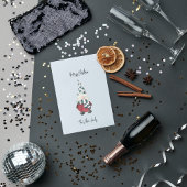 Minimale skandinavische Gnome Frohe Weihnachten