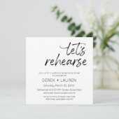 Minimale Skripte: Wir müssen die Hochzeitsstiftung Einladung (Stehend Vorderseite)