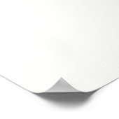 Minimale Spiral-Farn-Linienkunst Poster (Ecke)
